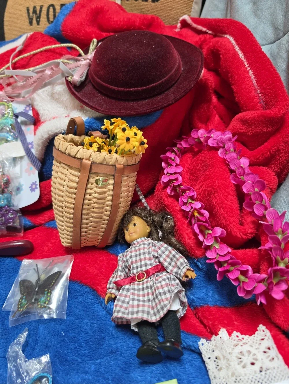 Vintage Pleasant Company 1990's 20 Piece Accessories And Miscellaious Lot